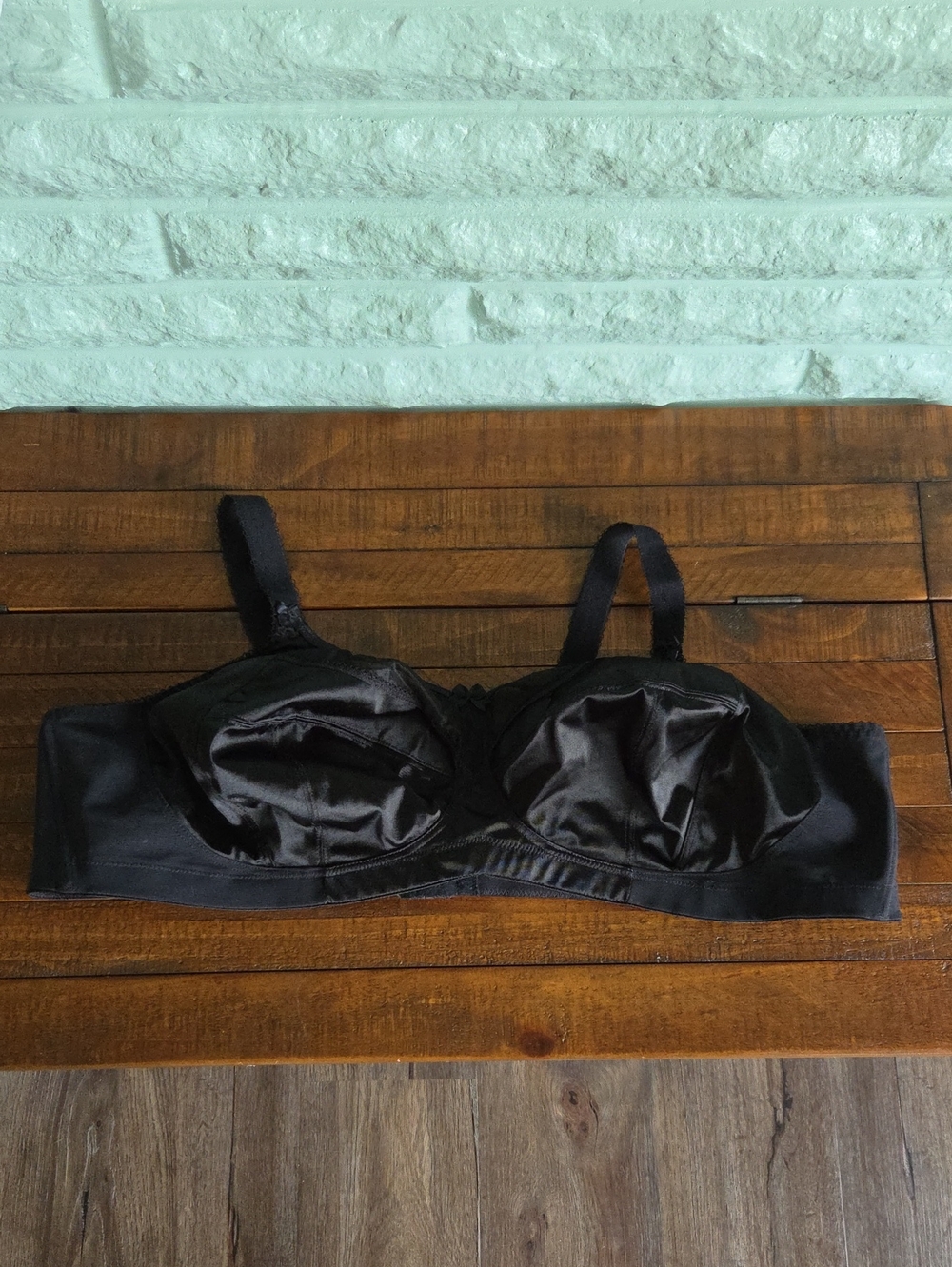 Goddess Bra Black No Padding No Wire Comfort Support Bra Size 52b